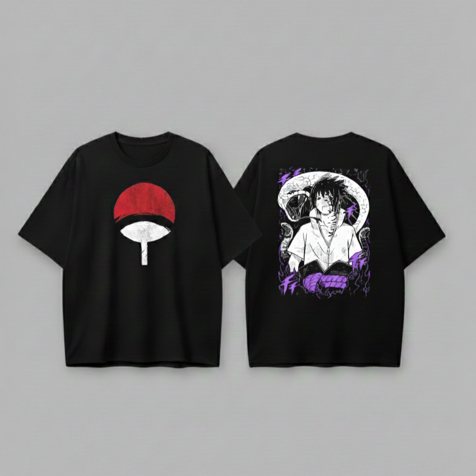 Sasuke Unisex Oversized T-Shirt Drop Shoulder